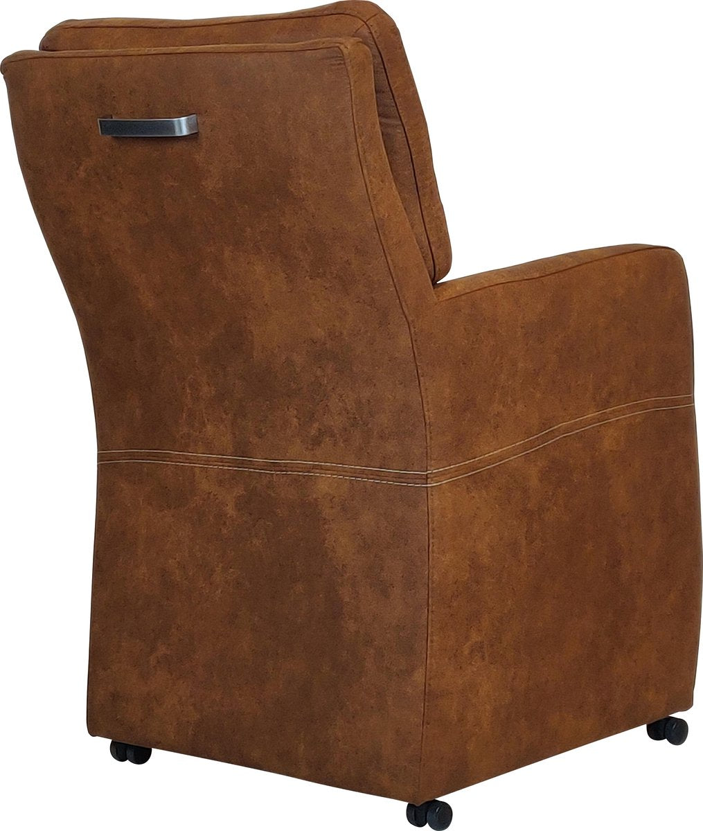 Eetkamerstoel Divani Preston cognac