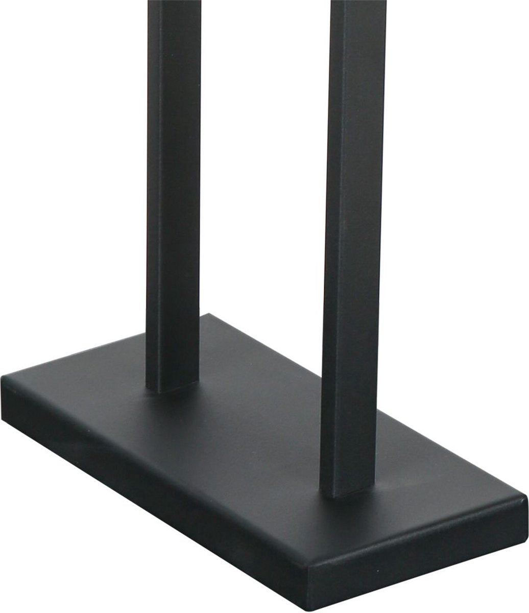 Table lamp black | 1-light | E27 fitting | modern / sleek design | for living room / office | suitable for LED lighting