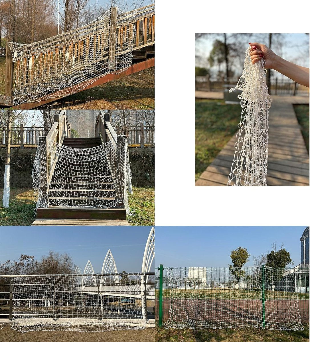 Kattennet voor balkon met valbeveiliging, veiligheidsnet, raambescherming en veelzijdig klimnet