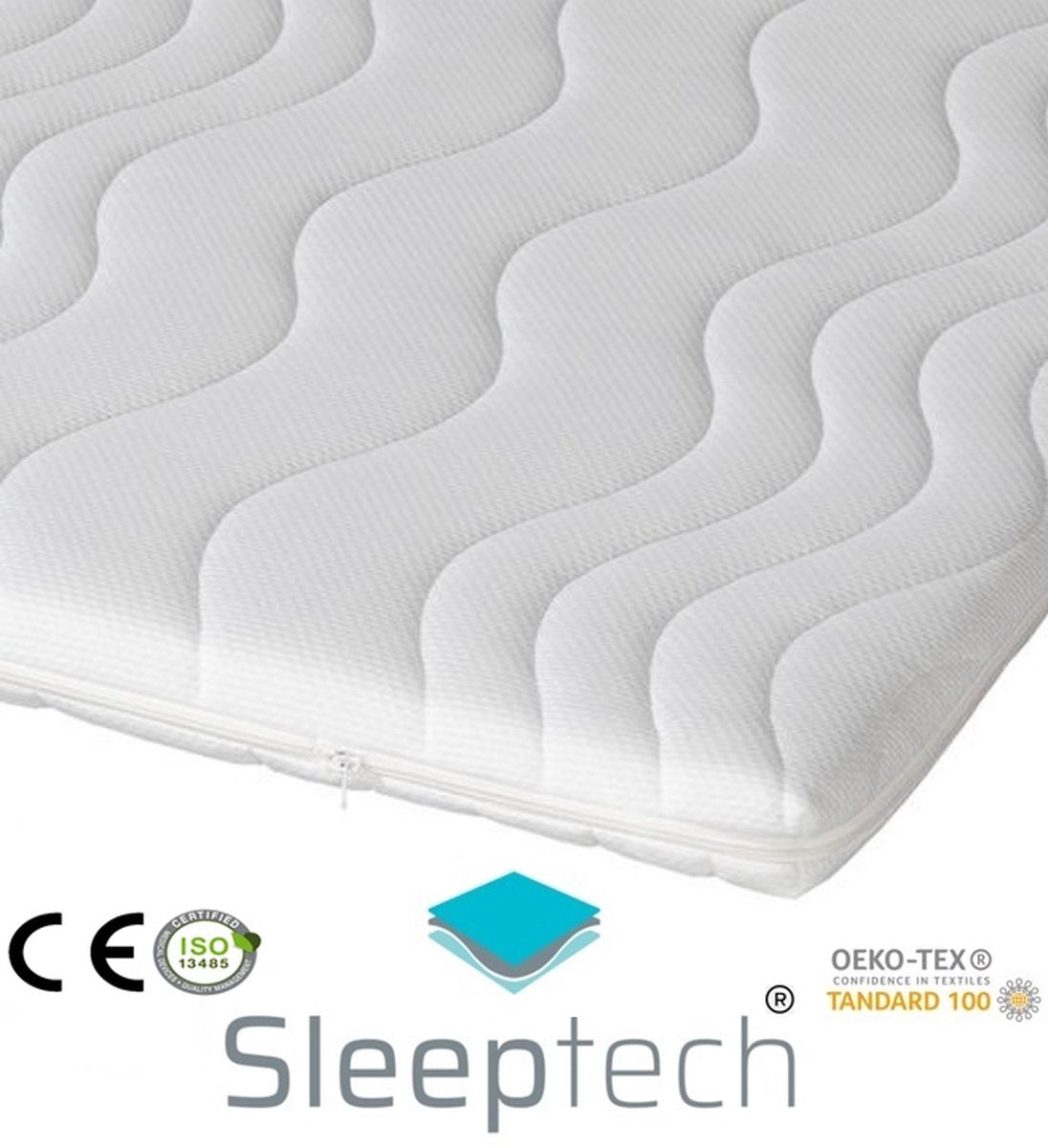 Topper - Topdekmatras - Gel Hybride Traagschuim 80x200 9 cm dik Actie!!!!