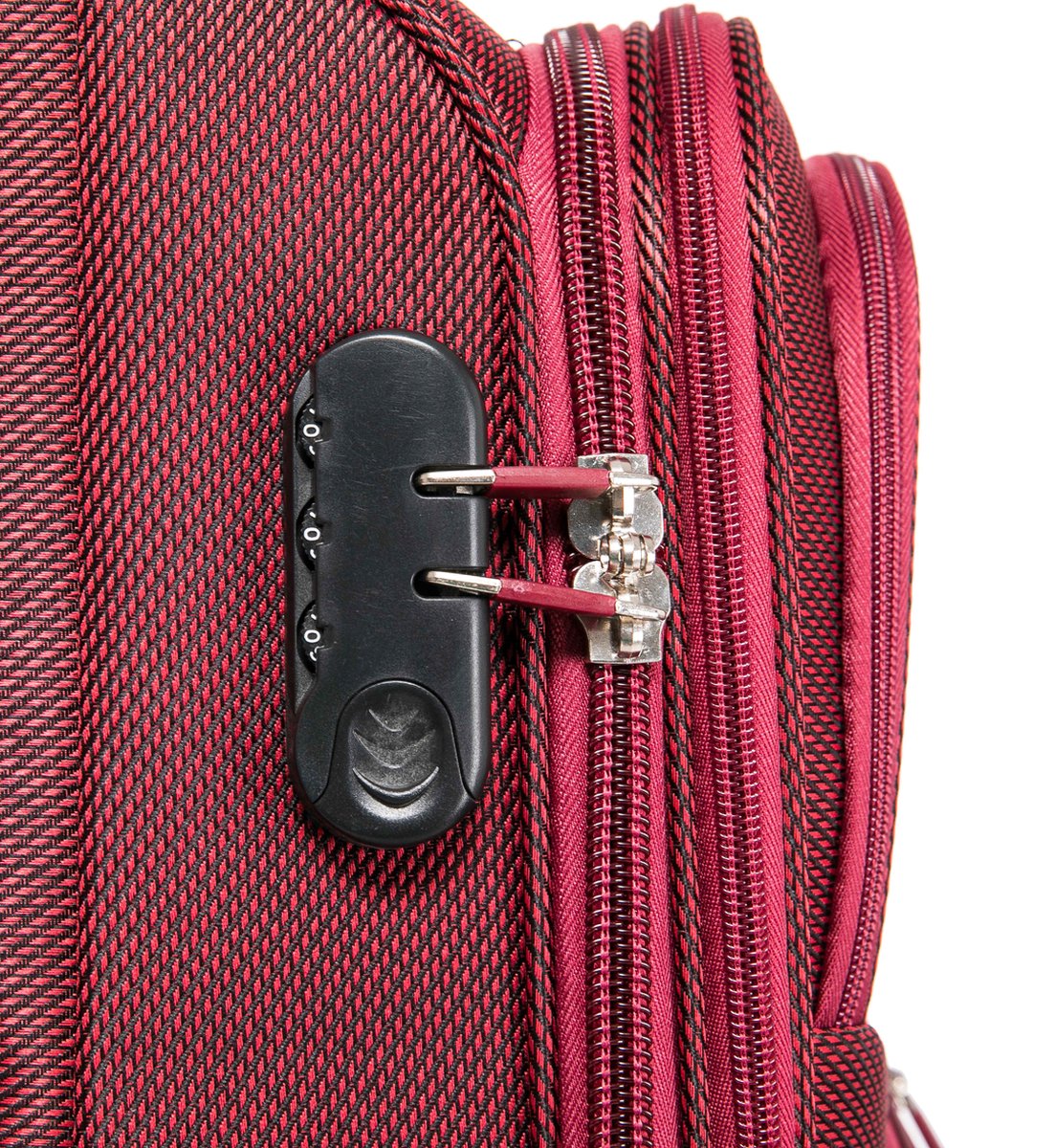 Dubai Abu Dhabi Grote XL Koffer - 88 cm - 125/135 liter - Uitbreidbaar - Rood