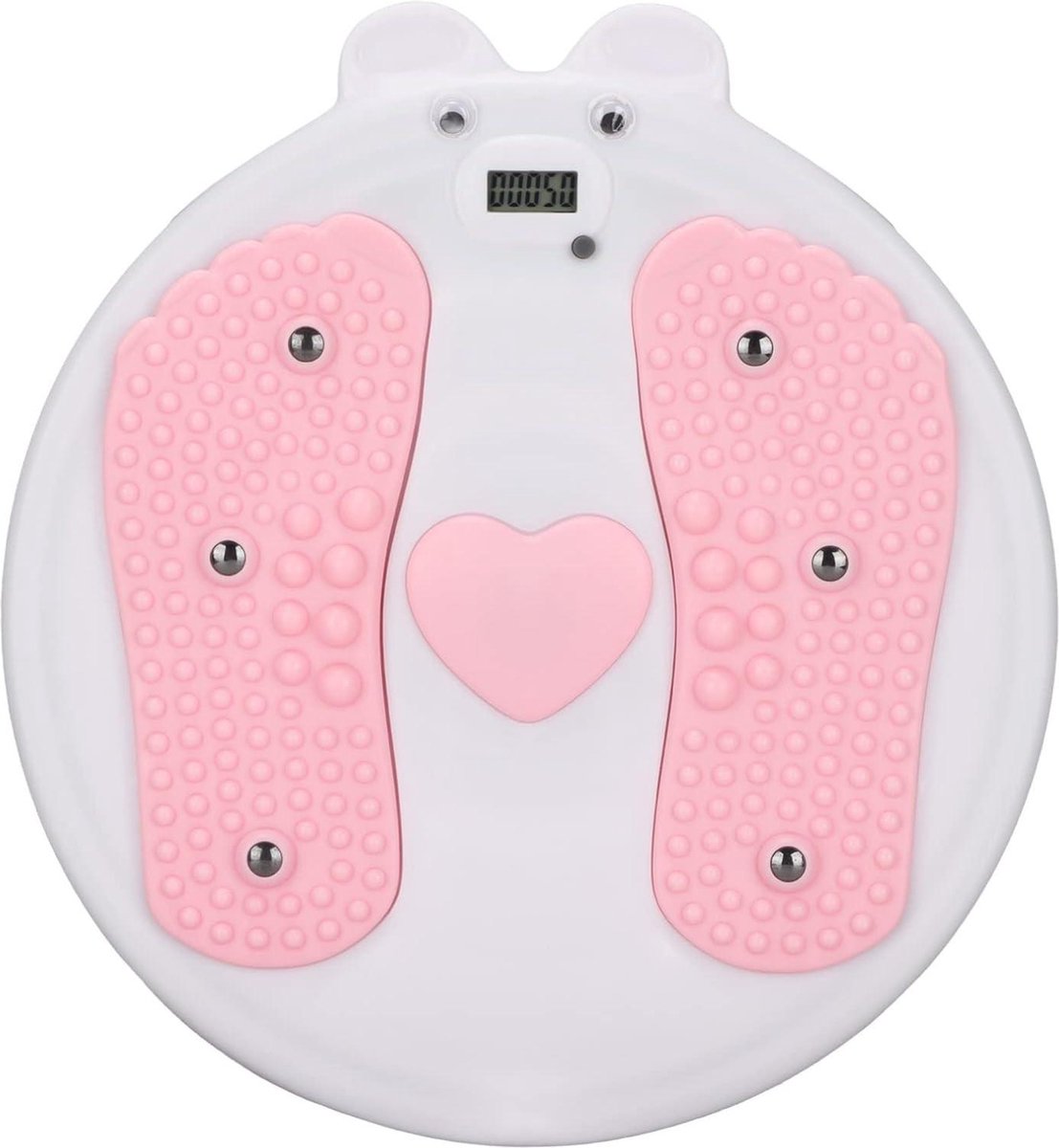 Elektronische Taille Twister met 6 Magneten - Fitness Twister Board voor Body Sculpting Oefeningen met Focus op Taille en Buikspieren - Balance Board voor Armen, Heupen en Dijen