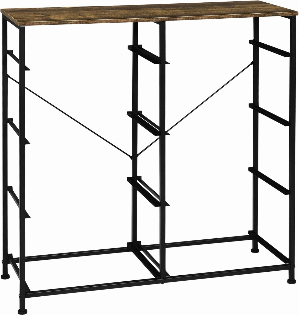vanBoni Ladekast Vintage - Dressoir Industrieel - Ladekast Industrieel - Ladekast Woonkamer Slaapkamer - Commode - Ladenkast Met 8 Lades - 86x30x98 CM