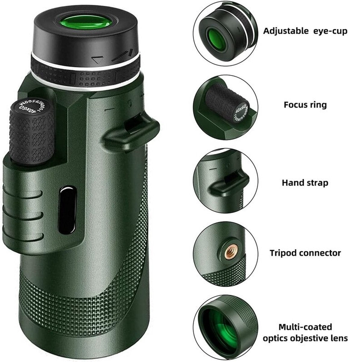 Draagbare Zoom HD 5000M Telescoop Verre Afstand Mini Krachtige Telescoop Sport Reizen Hobby Sterren Hemel Nacht Natuur Telescoop