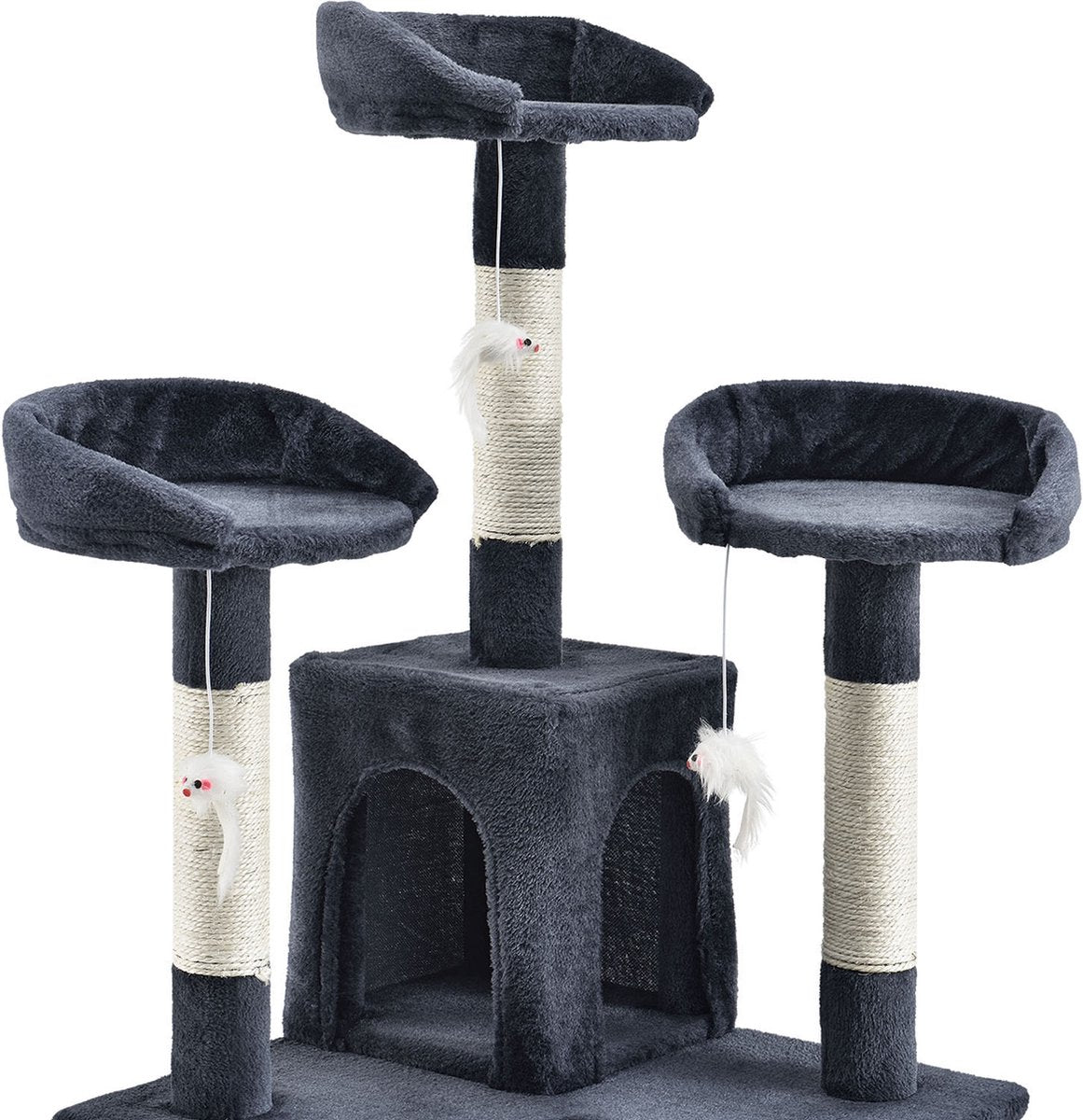 Cat Scratching Post - Amy - Dark Grey