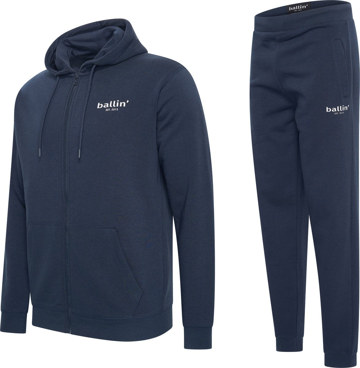 Men's Sports set with Ballin Est. 2013 Small Logo Tracksuit Print - Blue - Size XL