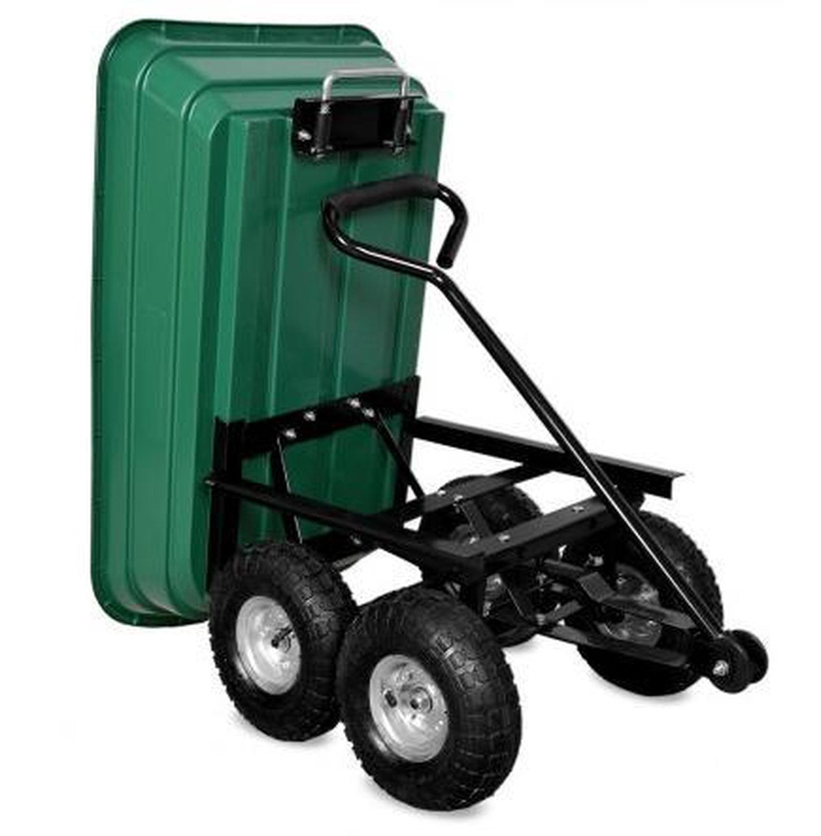 Handkar / Bagagewagen - kiepfunctie - luchtbanden