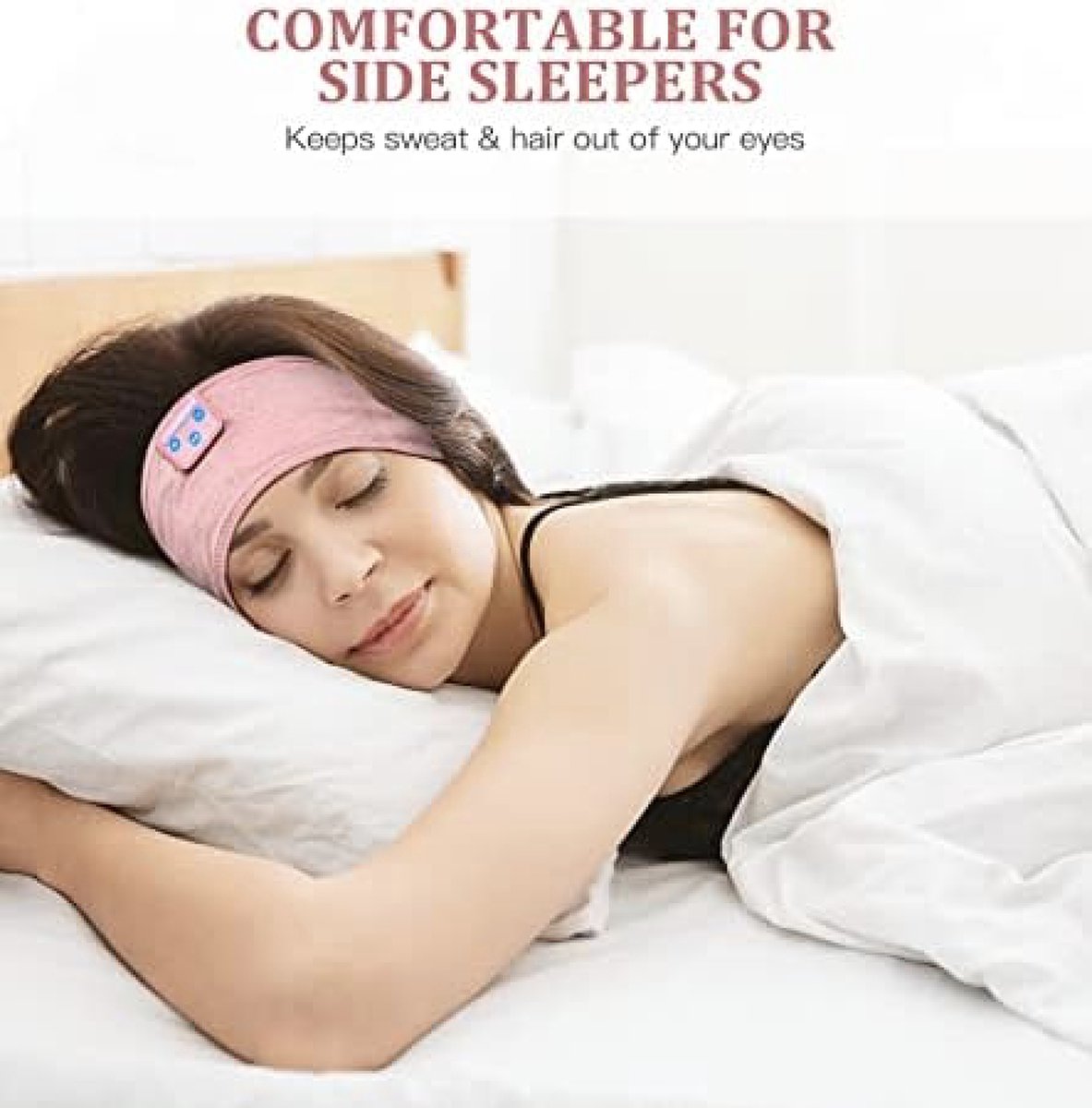 Slaapmasker Bluetooth - Slaap Koptelefoon - Hoofdband Bluetooth - Slaapband