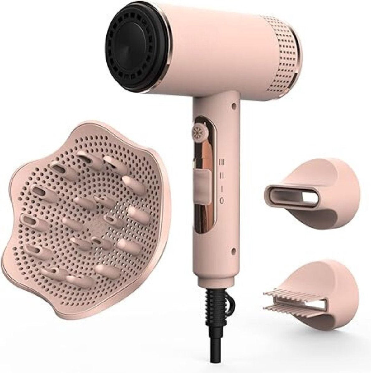 Ionic Hair Dryer with Diffuser - Professional Hair Dryer with Diffuser - Hair Dryer - Travel Hair Dryer