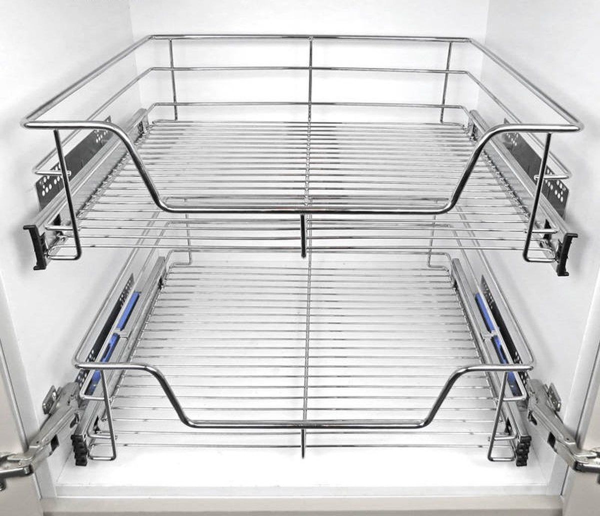 NP Kitchen - 2 x Inbouw Schuiflades Voor Keukenkast - Organizer - Organizers - 60 cm - Keukenlade - Keukenlade Organizer - Met ComfortSlide Geleiderails - schuiflade 60cm - keuken schuiflades