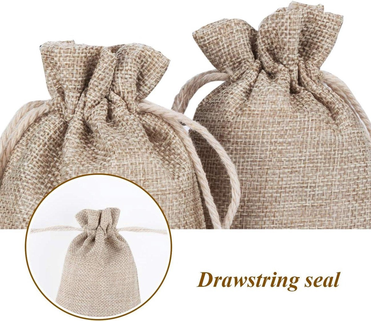 Jute zak 25 stuks trekkoord 10 x 15 cm kleine zakjes stoffen om te vullen linnen zakjes adventskalender sieraden lavendelbloesem gastgeschenken doe-het-zelf handwerk
