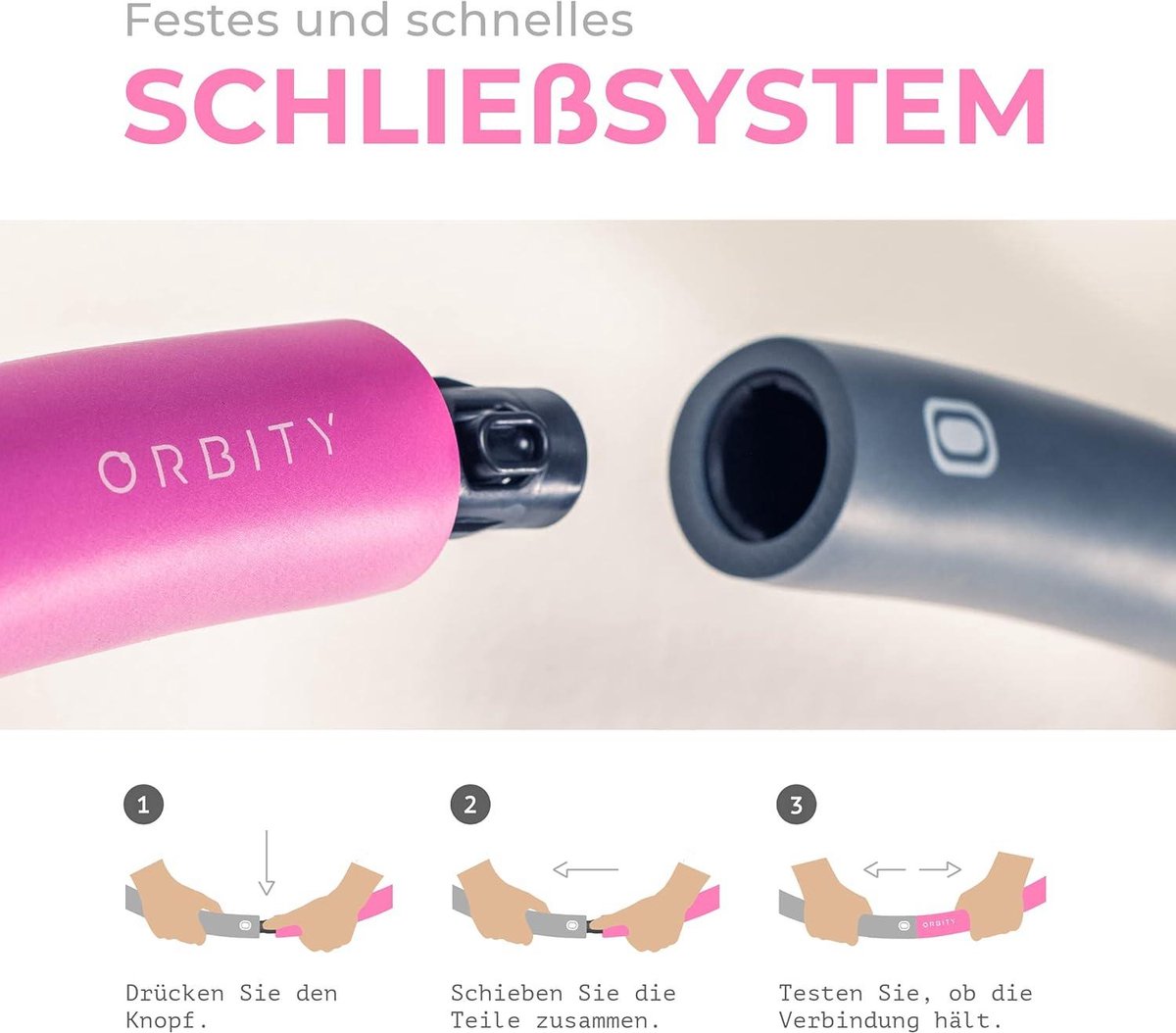 Orbity Fitness Hoelahoep voor Afvallen 12 kg - Sporthoepel met Schuimrubber - Golvend Design voor Massage - Geschikt voor Kinderen, Volwassenen en Beginners. Hula hoop