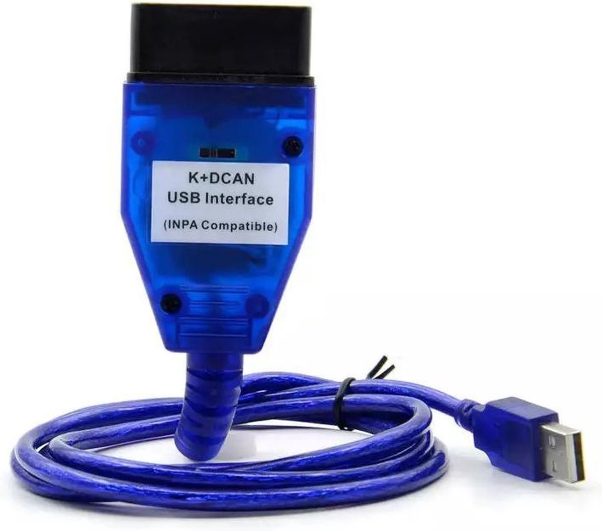 K+DCAN blauw USB OBD2 Interface voor BMW kdcan kabel switch INPA BMW programmeren ISTA coderen FTDI FT232RQ