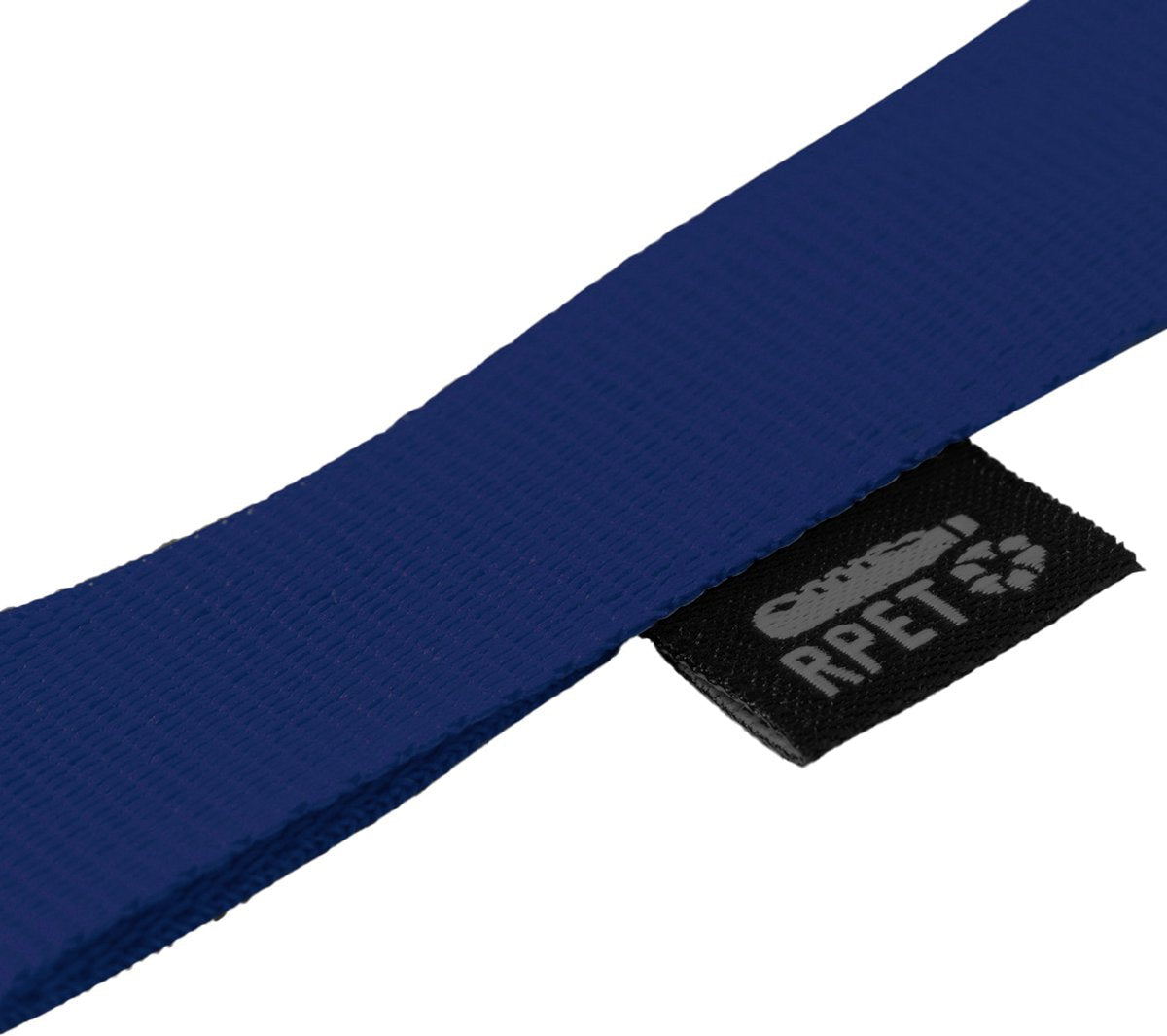 RPET keycord, 100 stuks - Lanyard - Sleutelkoord - Sleutelhanger - Sleutels - Pashouder - Badgehouder - Blauw