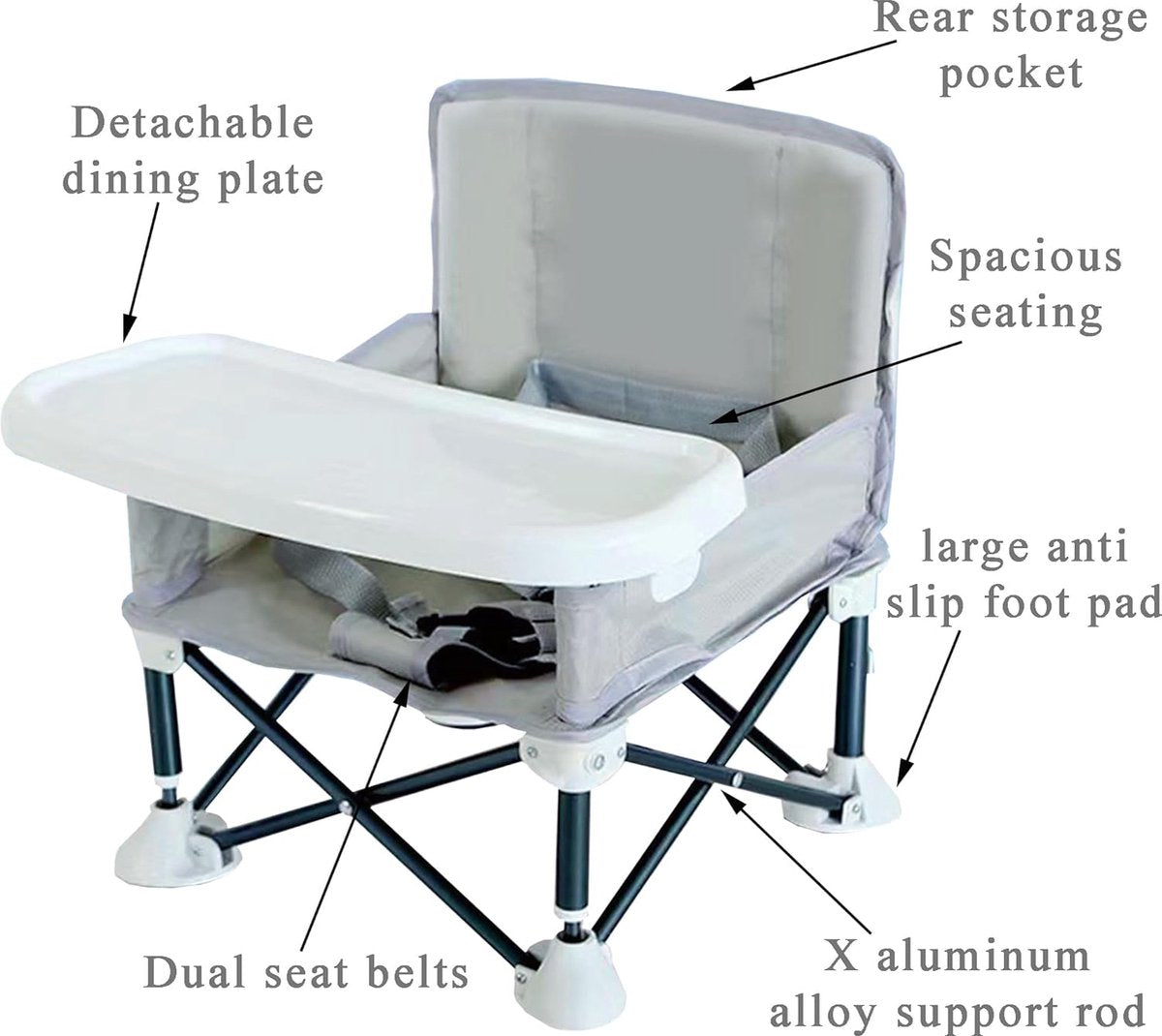 Babystoel voor aan tafel
