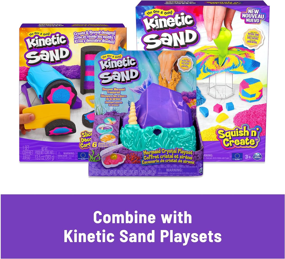 Kinetic Sand - 2,5 kg natuurlijk speelzand om te mengen, kneden en maken - Sensorisch speelgoed
