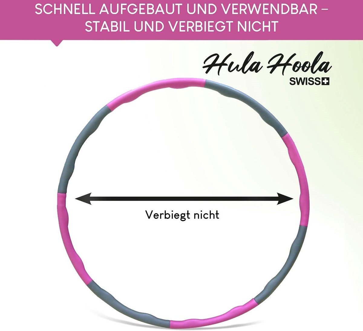 6-8-delige Afneembare Hoelahoep voor Fitnesstraining en Massage - Ideaal voor Gewichtsverlies - Voor Volwassenen en Kinderen