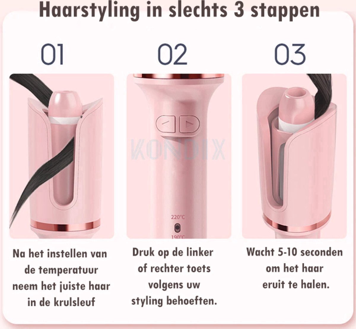Automatische Krultang - Curling Iron - Hair Curler - Haarkruller