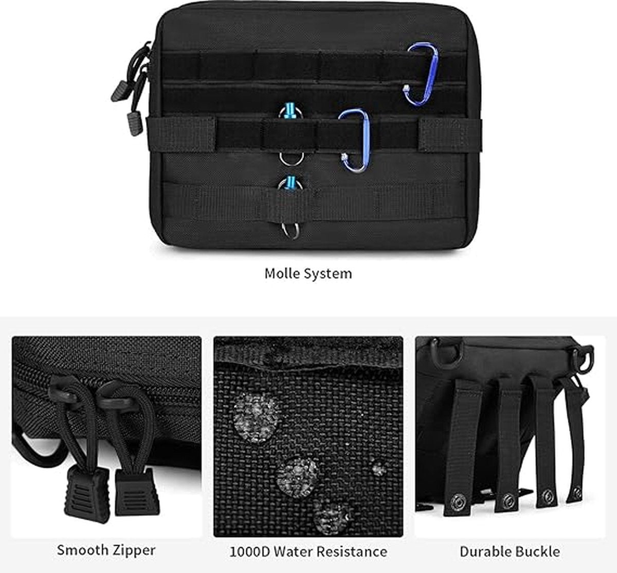 Tactische Molle Pouch Emergency Survival Gear Bag Rugzak Attachment Medische Pocket Voor Militaire Camping Outdoor Reizen Wandelen Camping Ehbo Tool Kit