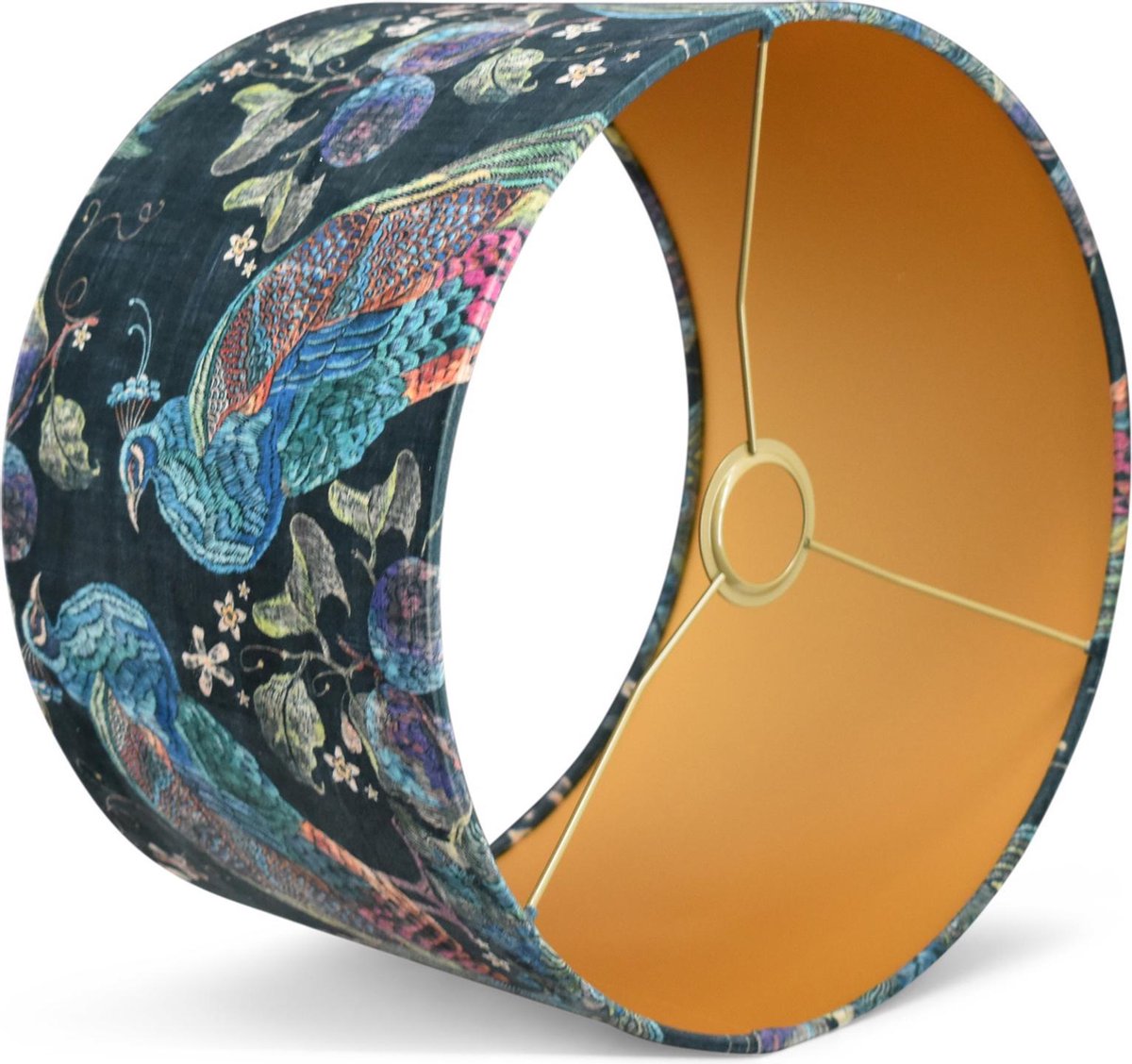 Floor lamp shade - Charly navy - 40x40x25cm