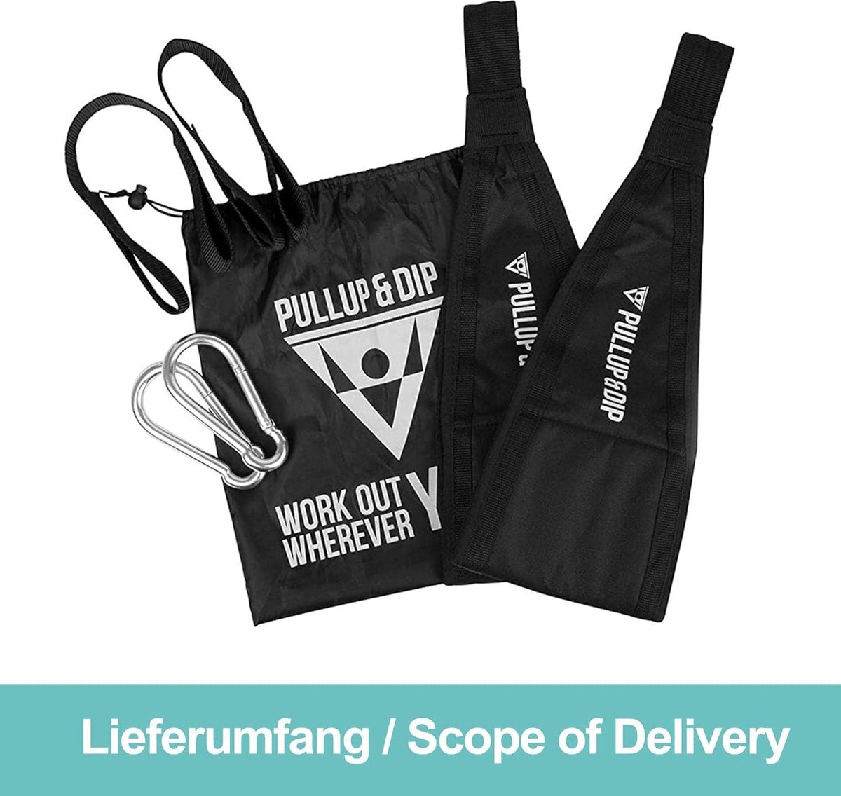 Premium Ab Straps - Adjustable Ab Slings for Abdominal Training with Padding