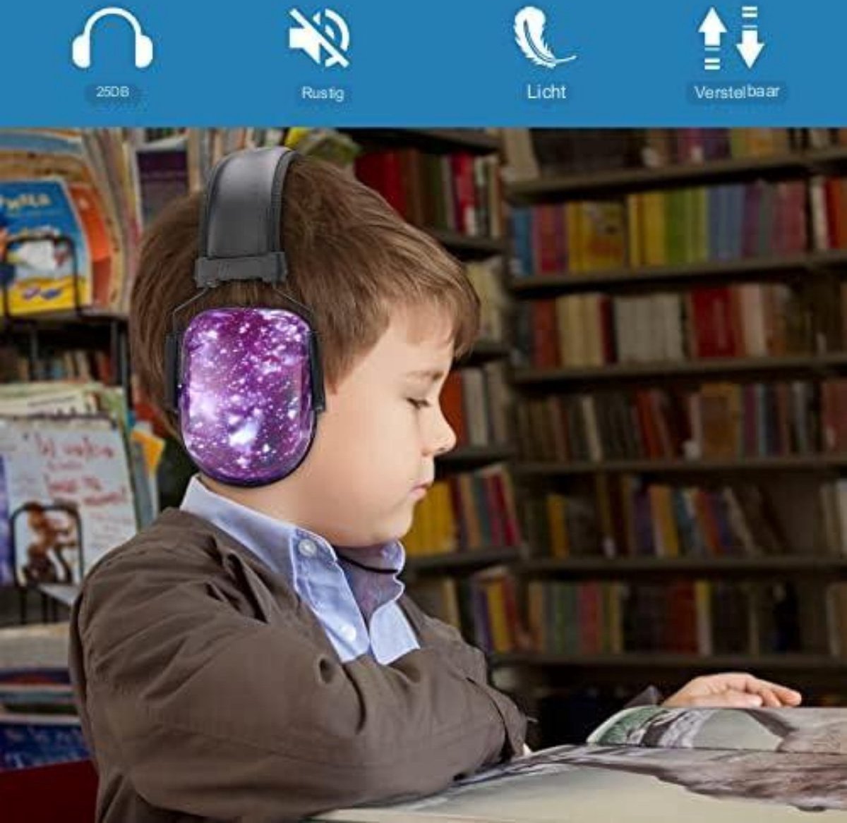 Noise cancelling koptelefoon - Geluiddempende koptelefoon kind