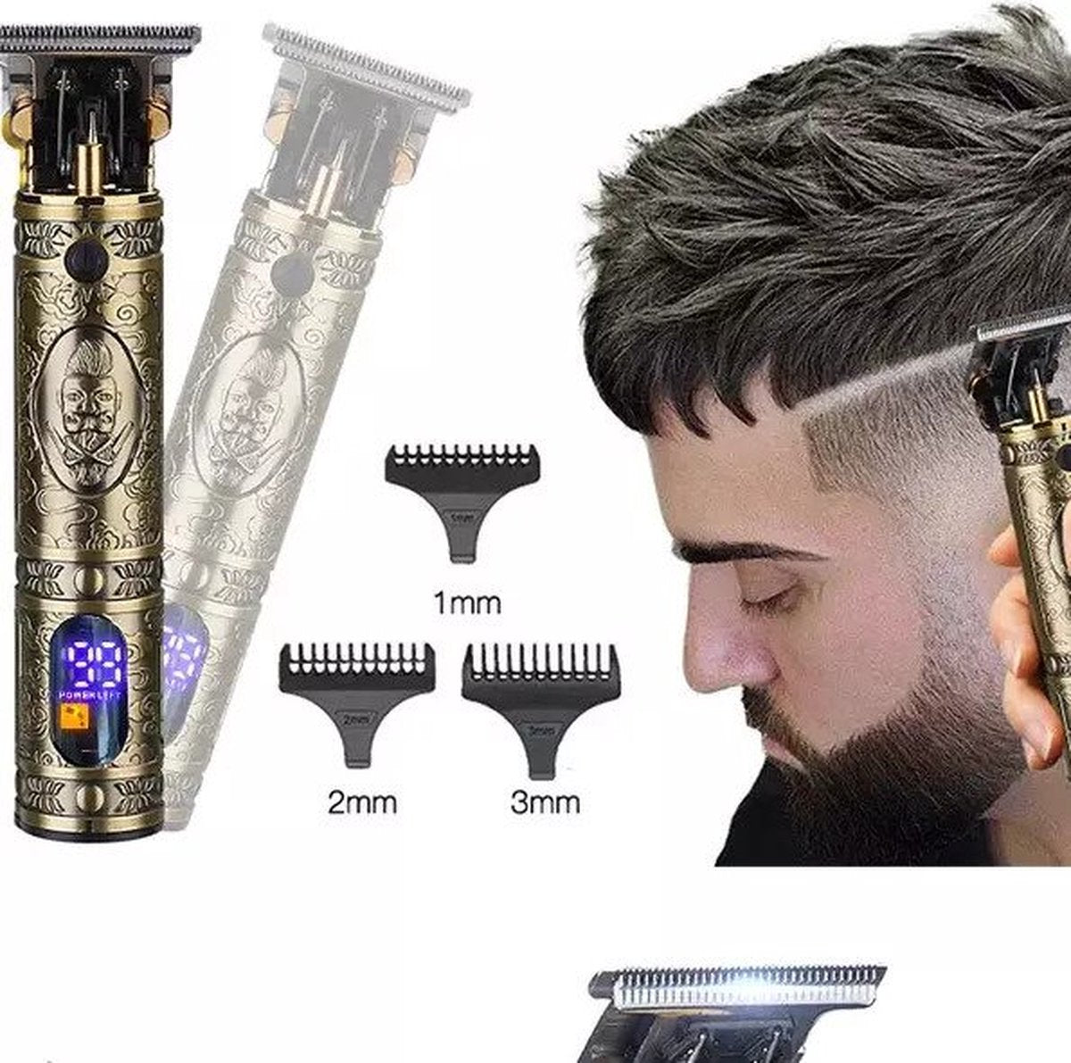 Professional Hair Clipper, Trimmer, and Shaver Set - Cordless Trimmer Set - Hair - Beard - Men's Hair Clipper - Hair Trimmer - Hair - Clipper Cheveux - Beard Trimmer - Trimmer Set - Clippers - Gift for Men -
