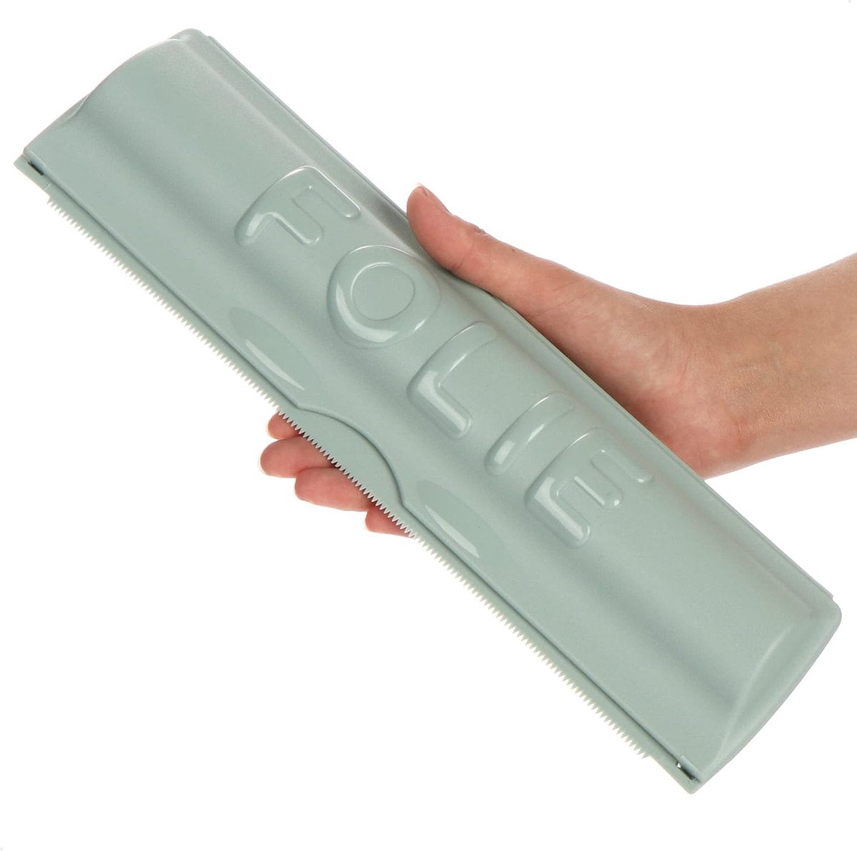3x foliesnijder - aluminiumfoliedispenser - vershoudfoliedispenser - praktische houder voor bakpapier, aluminiumfolie of vershoudfolie (3 stuks - kleurrijk)