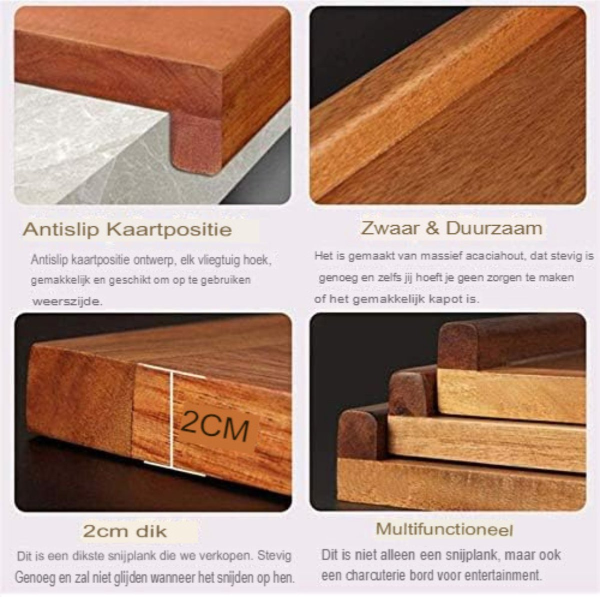 Butcher block - Wooden butcher block - Butcher block Butler - Beechwood butcher block