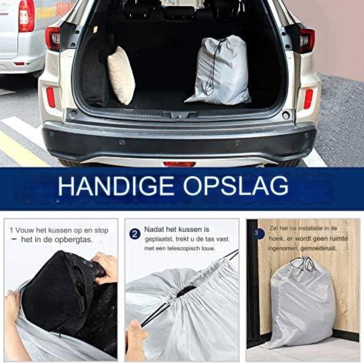 Car Dog Bed Rear Seat - Car Basket Dog - With Anti-slip Bottom and Washable Cover