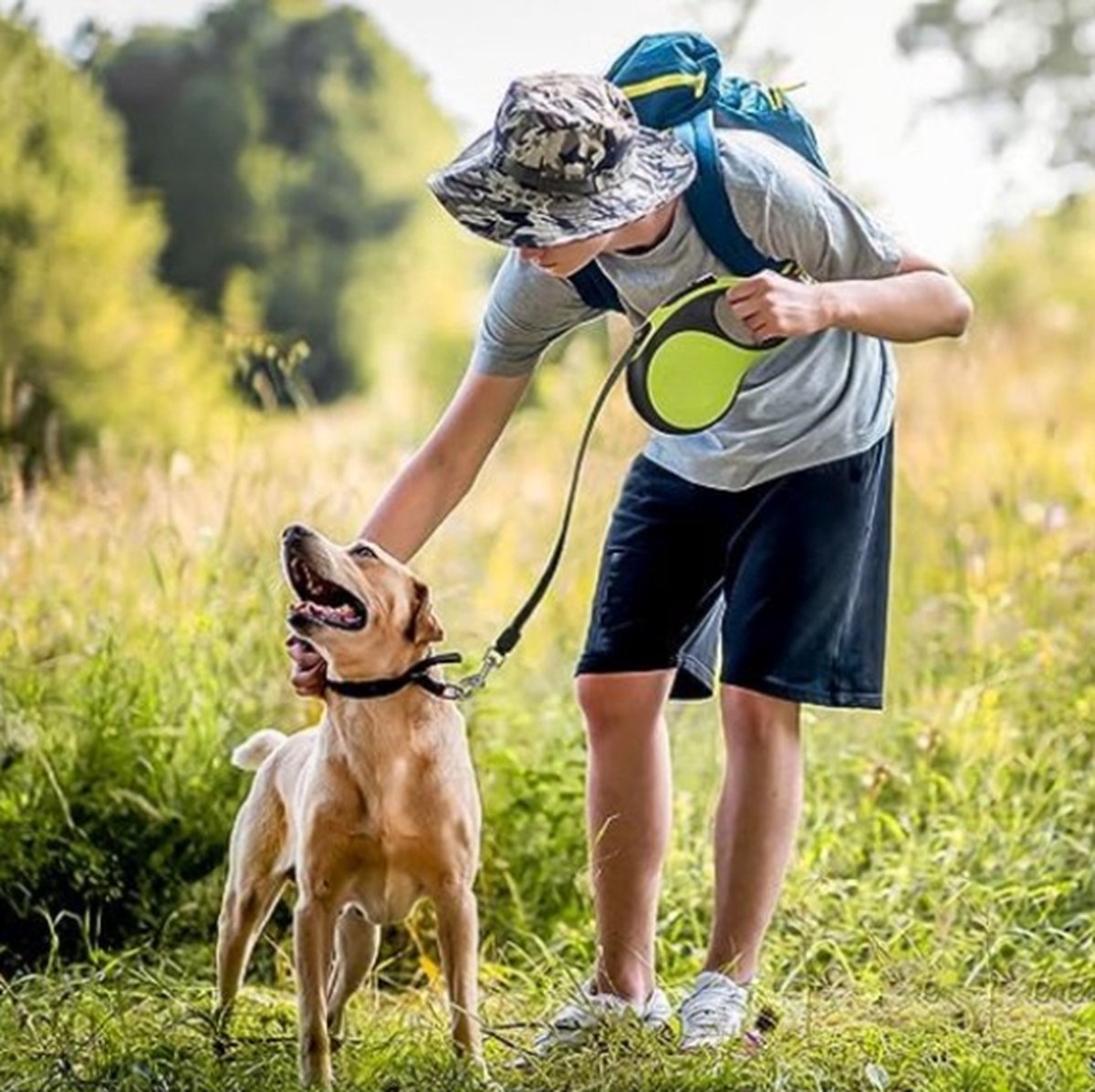 Hondenriem 8 Meter - Flexibele Hondenriem - Rollijn Hond 8 Meter