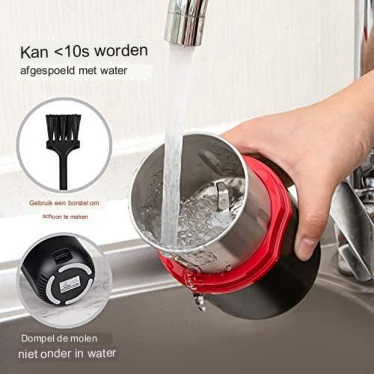 Kruidenmolen elektrisch - Specerijenmolen - Spice grinder - 120g