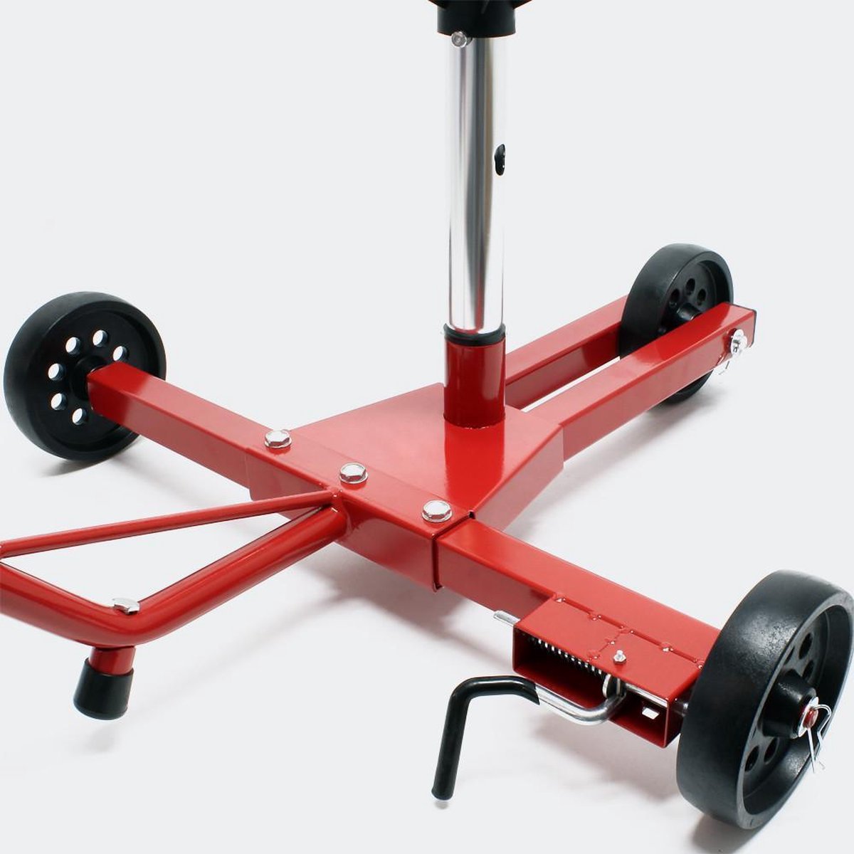 Banden- en velgenrek met trolley