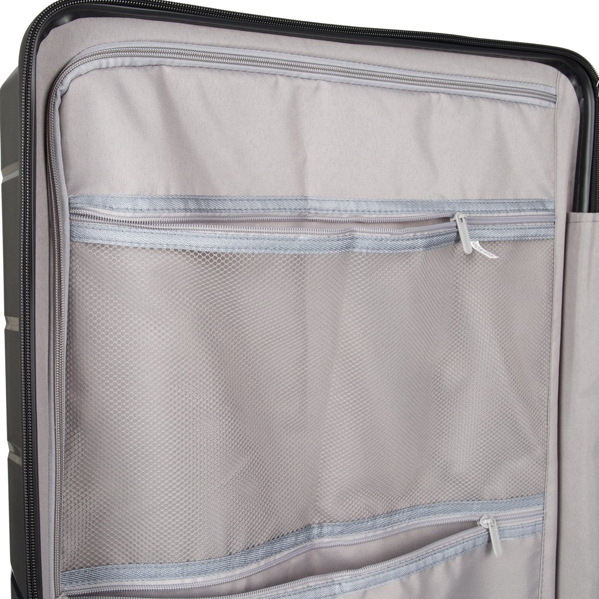 Traveller Set M+L Suitcases 24" and 28" - 65L and 93L - Lightweight Hard Cases - Light Brown - With Built-in TSA Lock - For Air Travel and Long Vacations