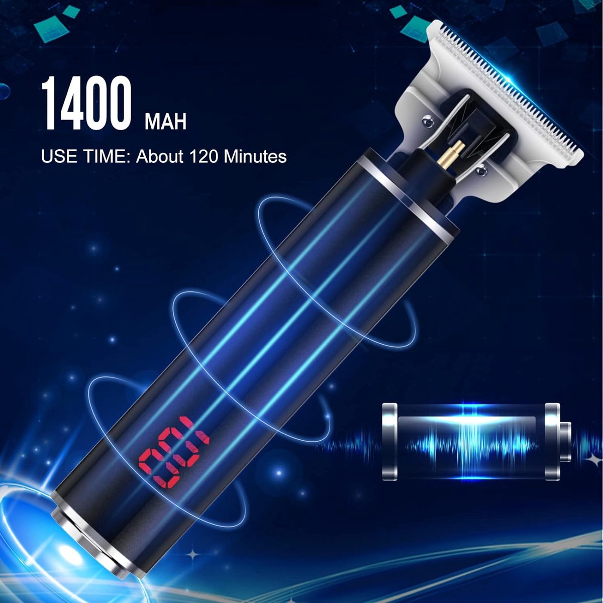 ShopGlobe - Baardtrimmer - Bodygroomer - Tondeuse - Baardtrimmer Mannen