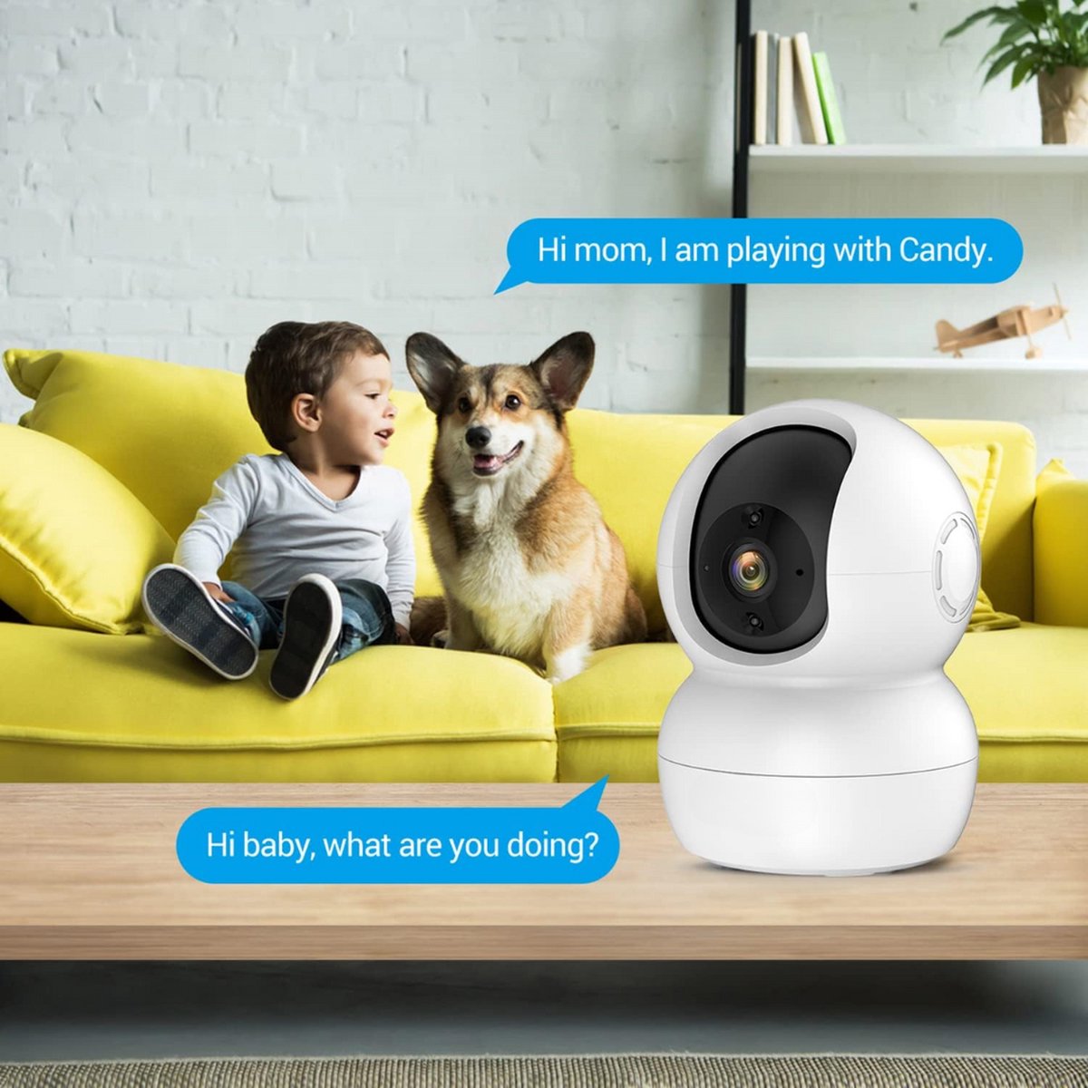 Equivera Babyfoon - Babyfoon met Camera - Baby Monitor - Baby Camera - Binnen - Multifunctioneel - Premium