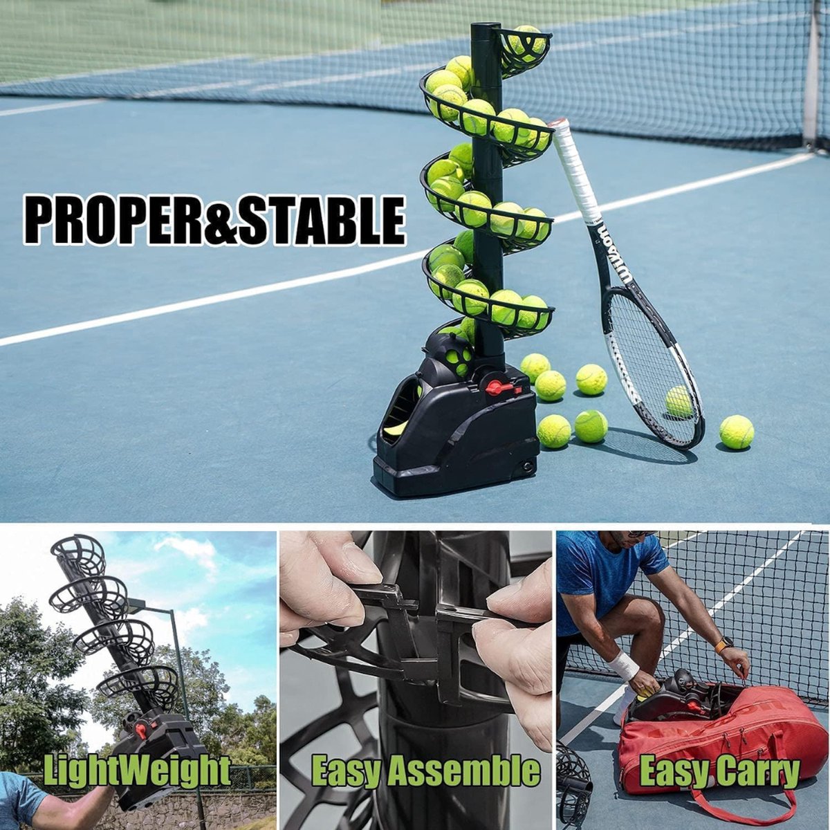 Tennisbal Kanon - Tennisbal Schieter - Ballenkanon - Ballenschieter - Ballenkanon Tennis - Ballenwerper - Ballenmachine - Ballenmachine Tennis - Ballenmachine Padel - Tennis machine - Padel machine