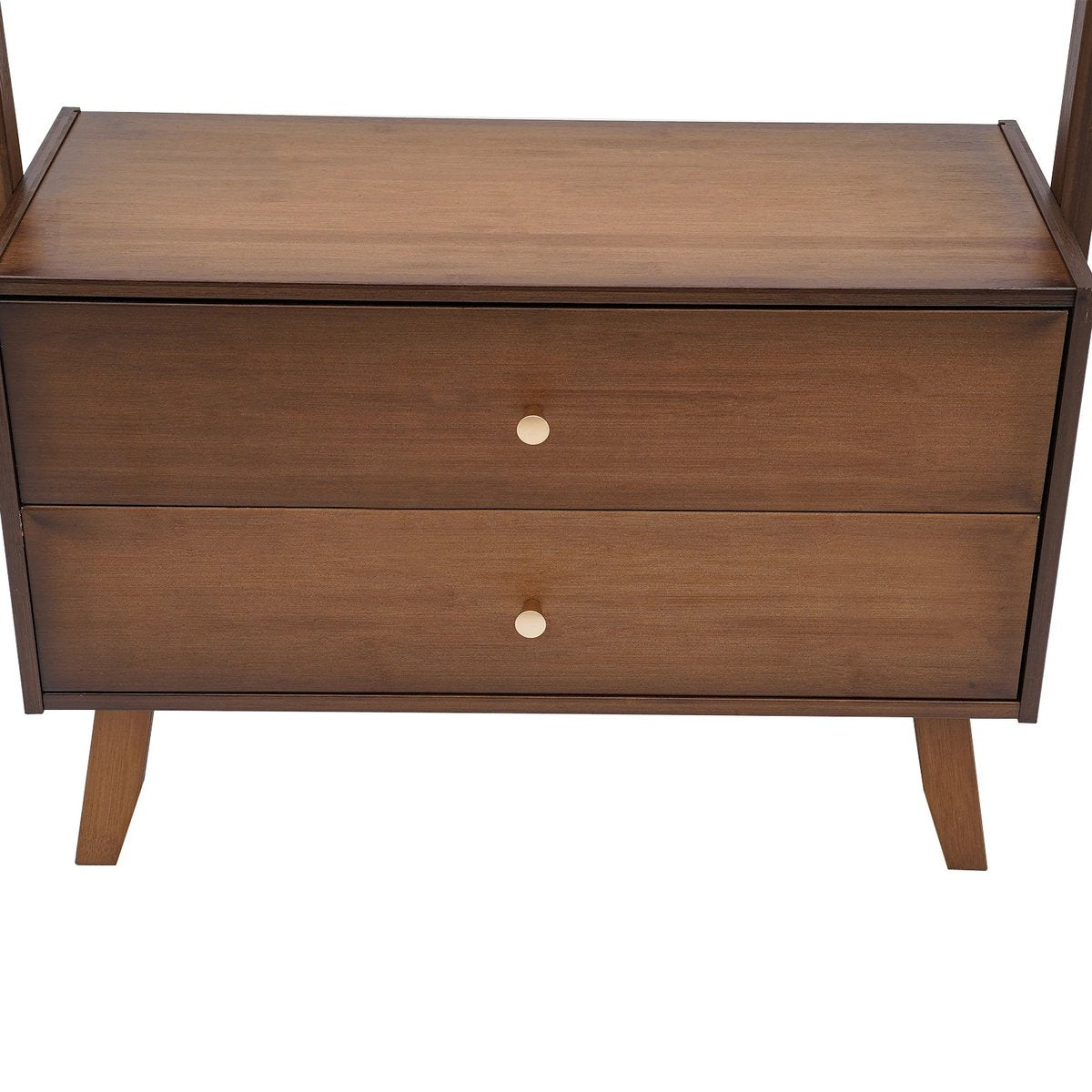 Decotopia - Kapstok - Garderobe - Rek - Met Lades - Kledingrek - Jassenhanger - 70 cm - Bruin