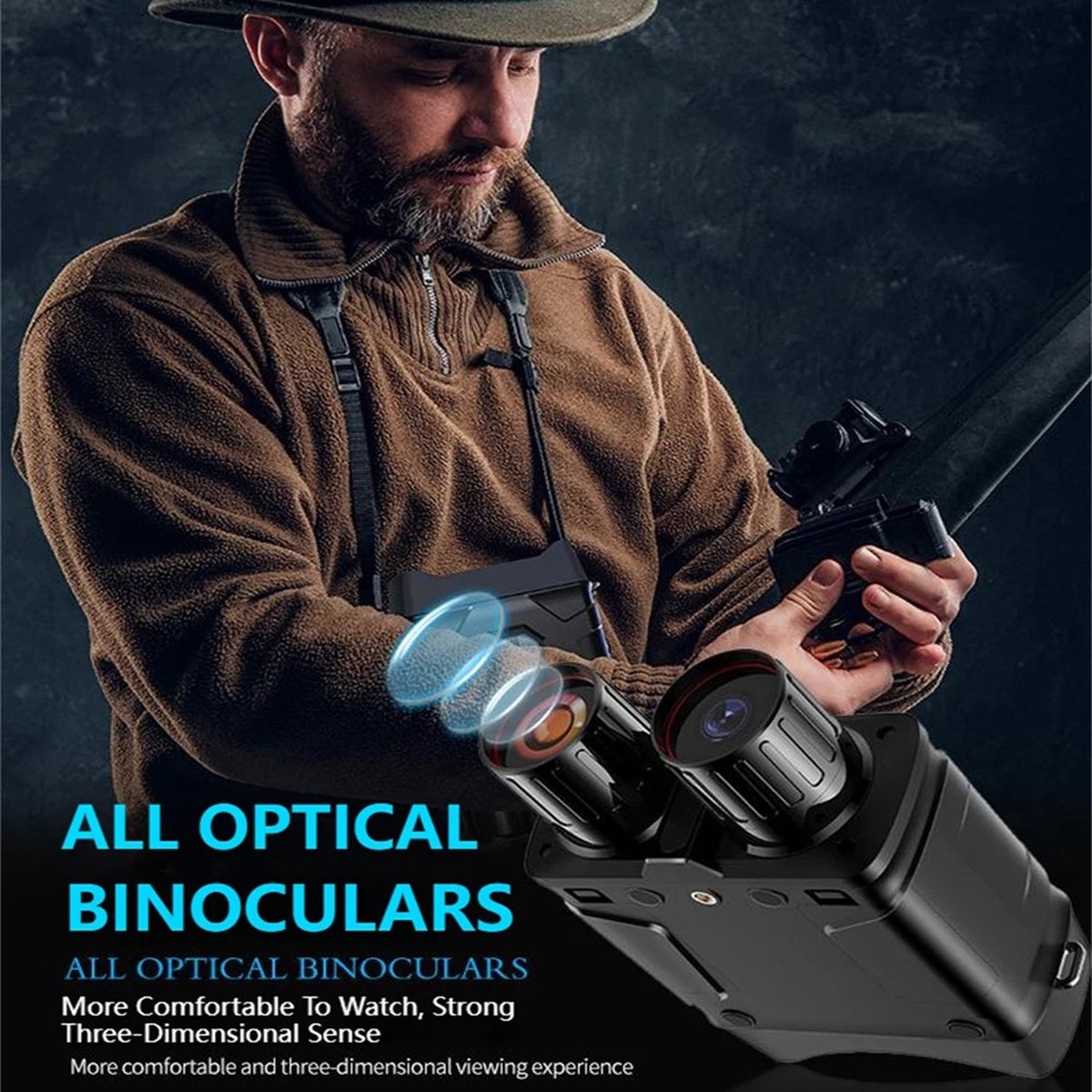 Night Vision - Night Vision with Infrared - Thermal Imaging Night Vision - 5K UHD - Supports WIFI
