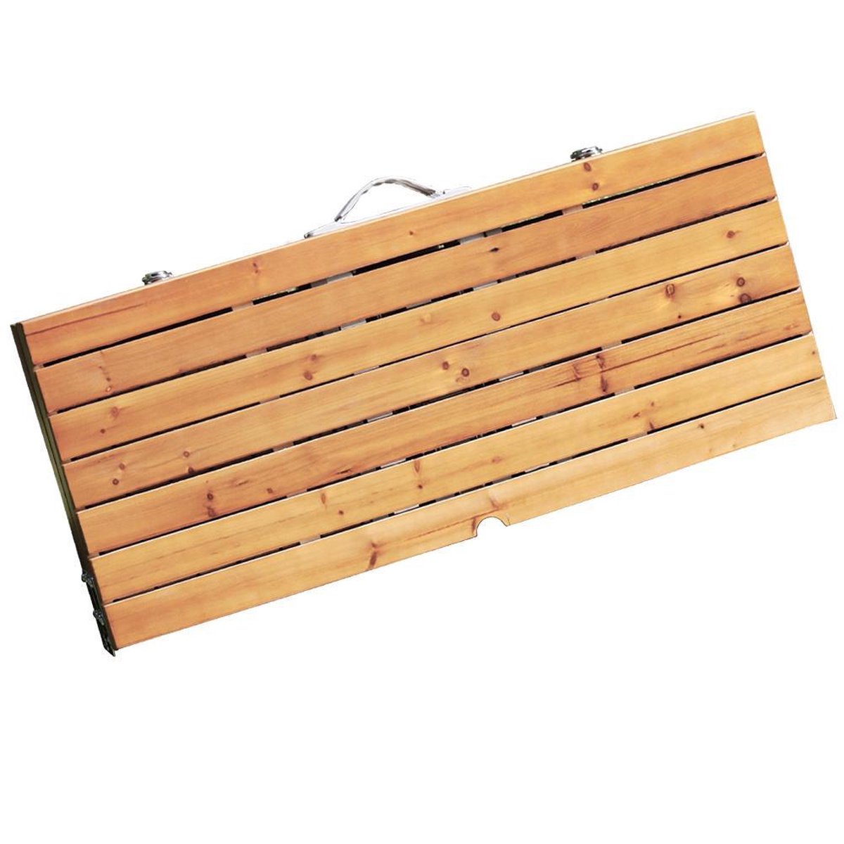 Deuba Picknicktafel Campingtafel - opvouwbaar voor 4 personen - hout en aluminium