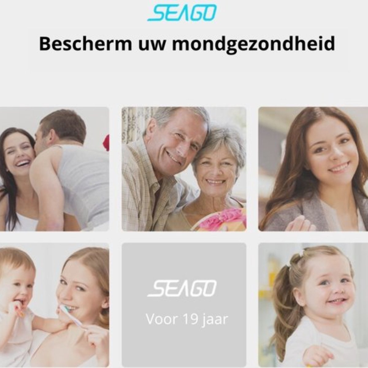 Elektrische Tandenborstel - Electric Toothbrush - Sonische Tandenborstel - Inclusief 8 Opzetborstels
