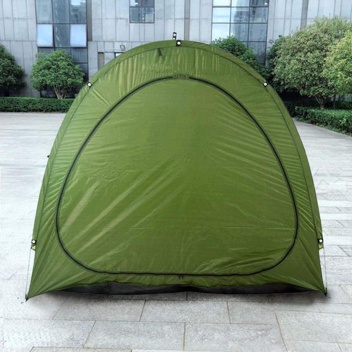 Fietstent, fietsenschuurtent, tent voor outdoor camping - groen 200*80*165CM