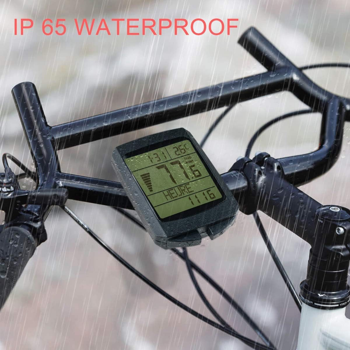 Kilometerteller Fiets - Fietscomputer Draadloos - Kilometerteller Draadloos - Kilometerteller Fiets - Kilometerteller Fiets Draadloos