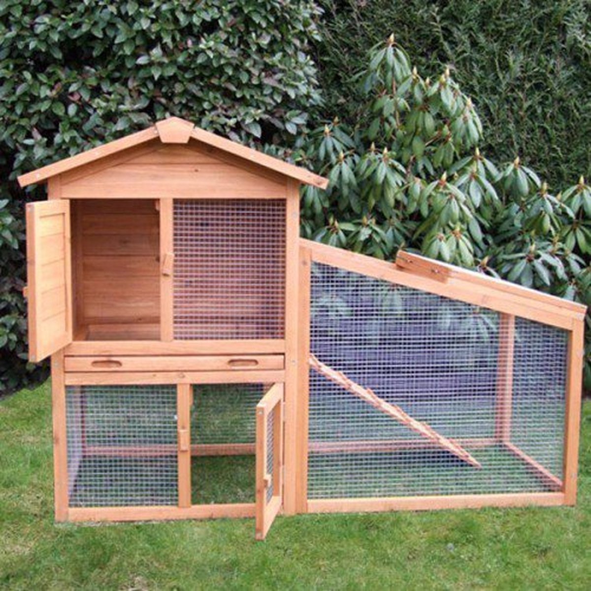Rabbit hutch Tommy Paradise - 140 x 65 x 100 cm - Brown