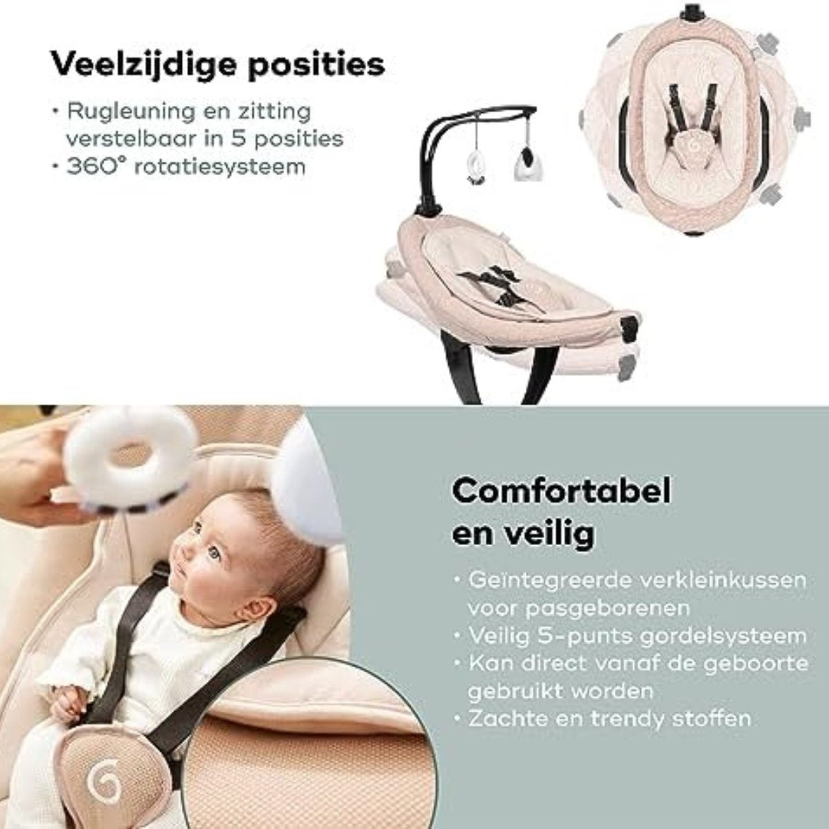 Elektrische wipstoel baby