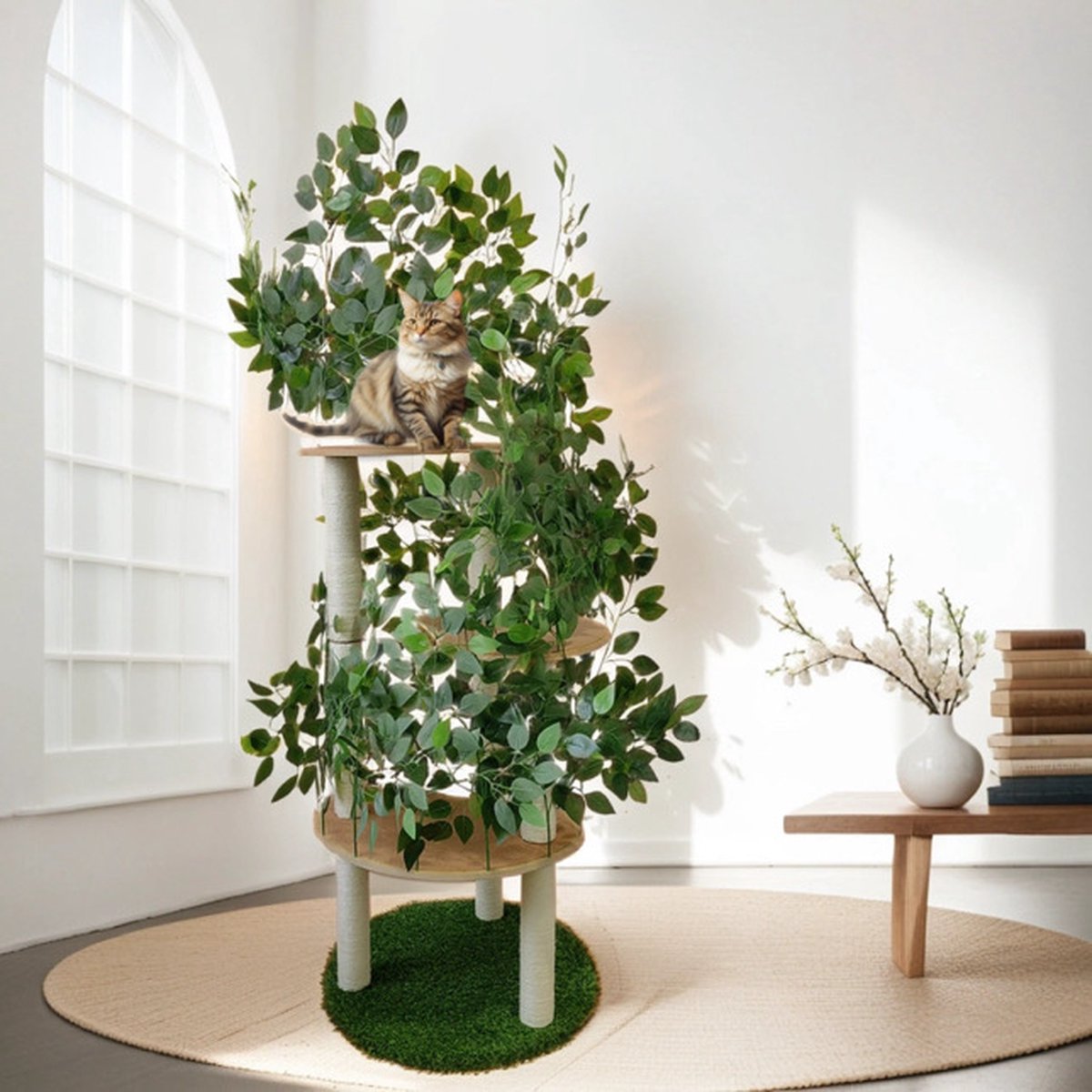 Cat Tree - With Interchangeable Leaves - Different Levels