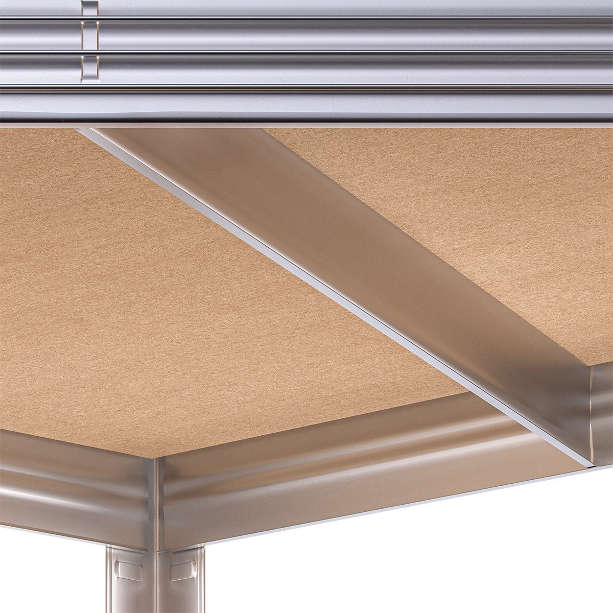Stellingskast Hoek - Opbergplanken - Boutloze Plank 180x70x40cm Gegalvaniseerd 875kg