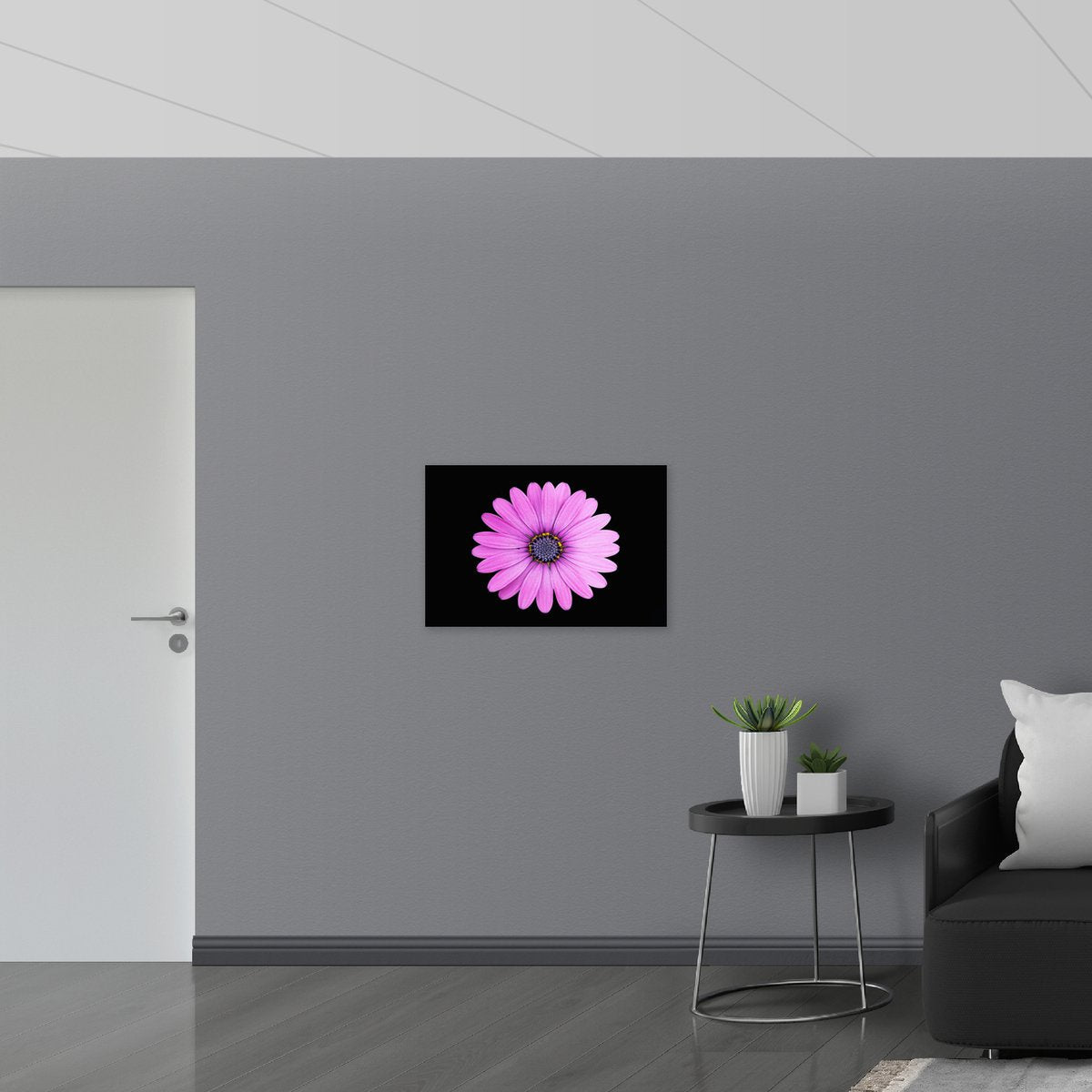 Acrylglas - Bloem - Roze - Bladeren - 75x50 cm Foto op Acrylglas (Met Ophangsysteem)