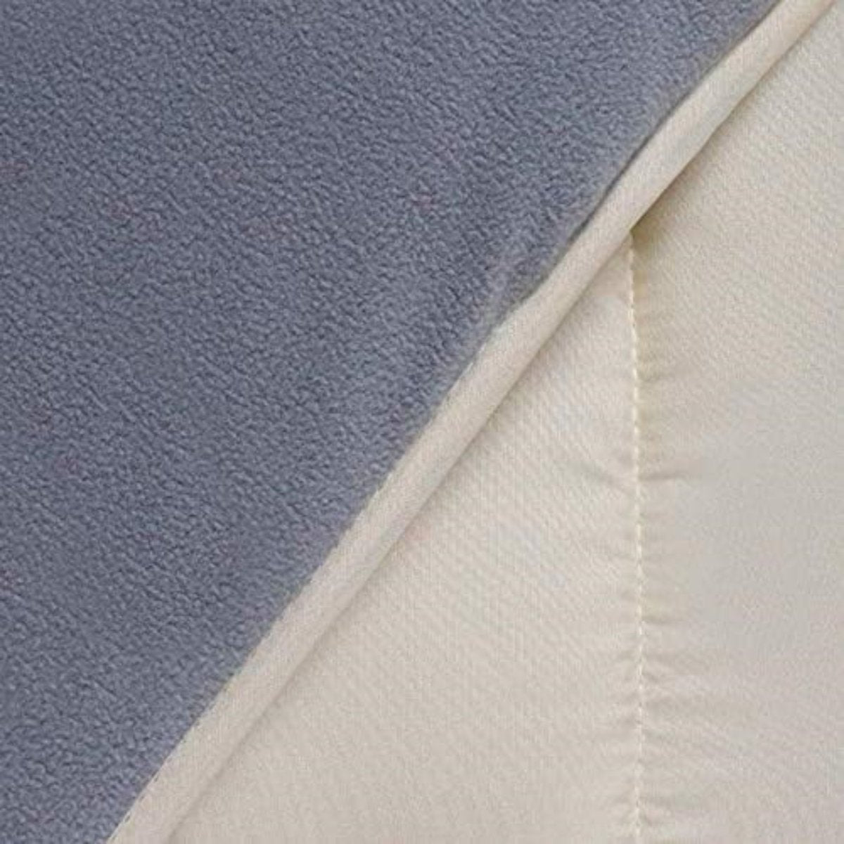 Dekbed, 140 x 200 cm, tweezijdig fleece, grijs en crème, 400 g