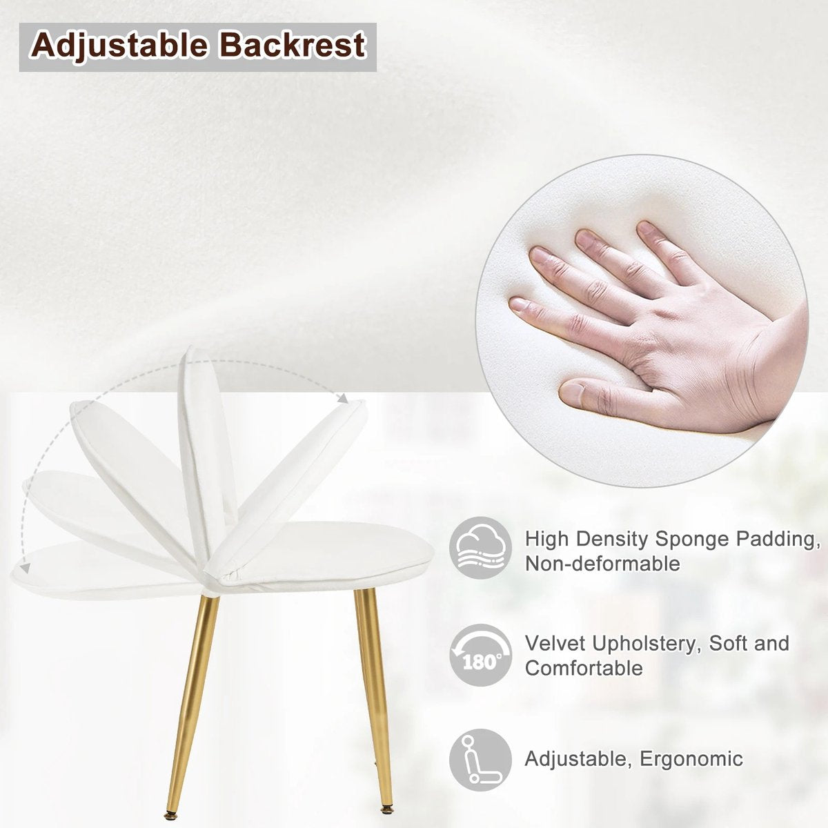 Decotopia - Dressing Table - Make-up Table - Set - With Mirror - With Lighting - With Chair - Khaki